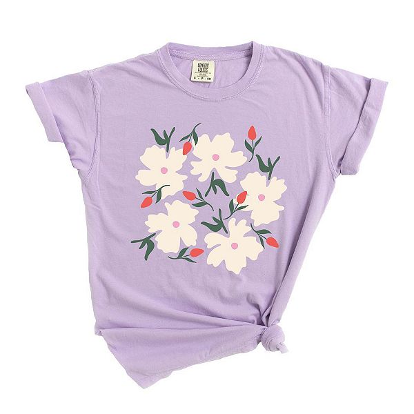 

Футболка с розовыми цветами и бутонами garment dyed Simply Sage Market, Orchid, Розовый, Футболка с розовыми цветами и бутонами garment dyed Simply Sage Market, Orchid