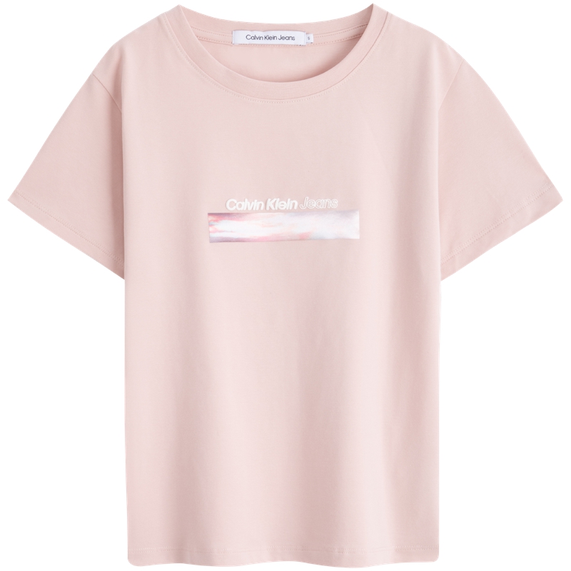 Футболка женская Calvin Klein SS24 серии, BEH-Космический черный — фото 4