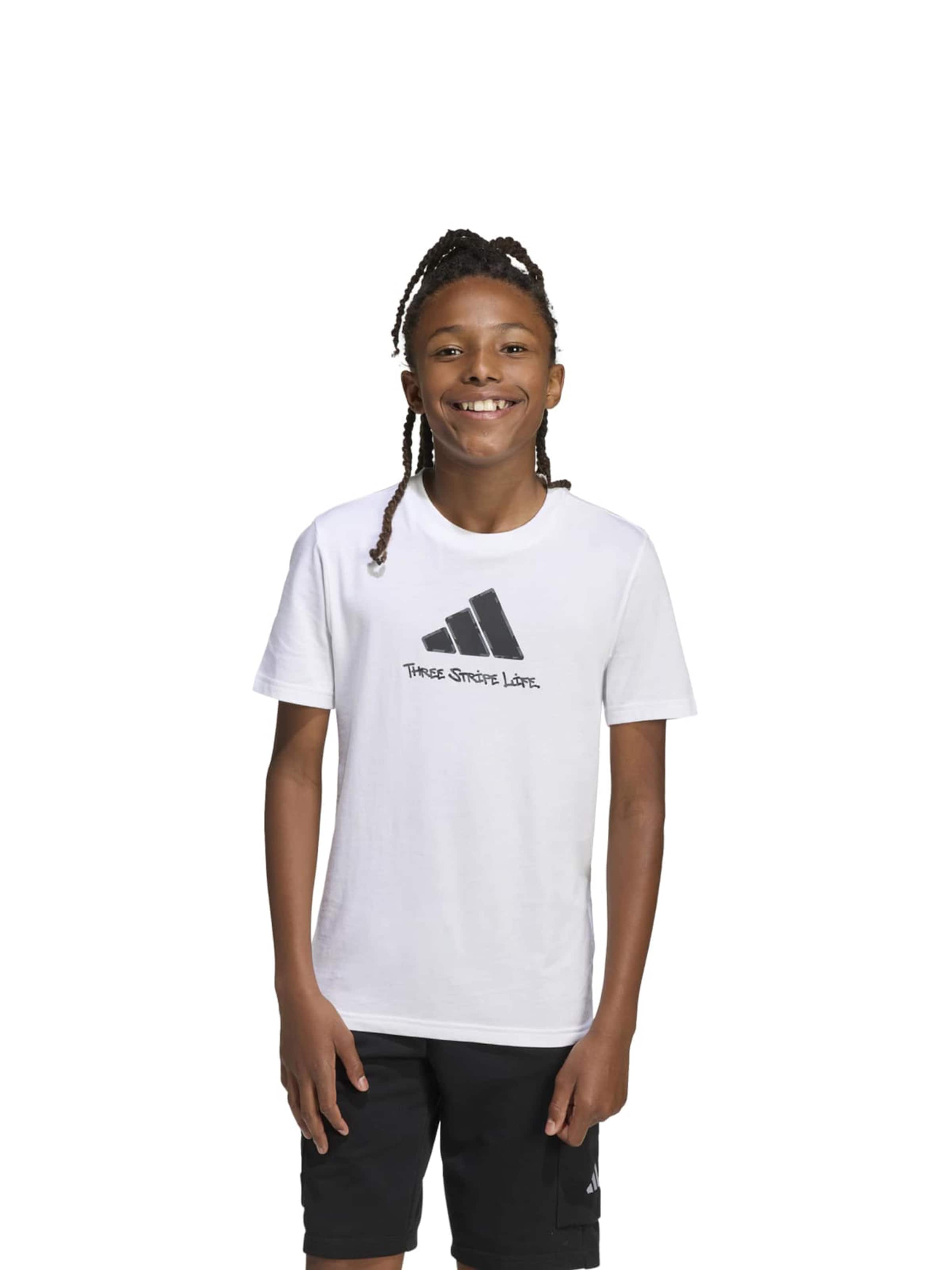 Adidas Sportswear Футболка Performance в белом цвете — фото 2