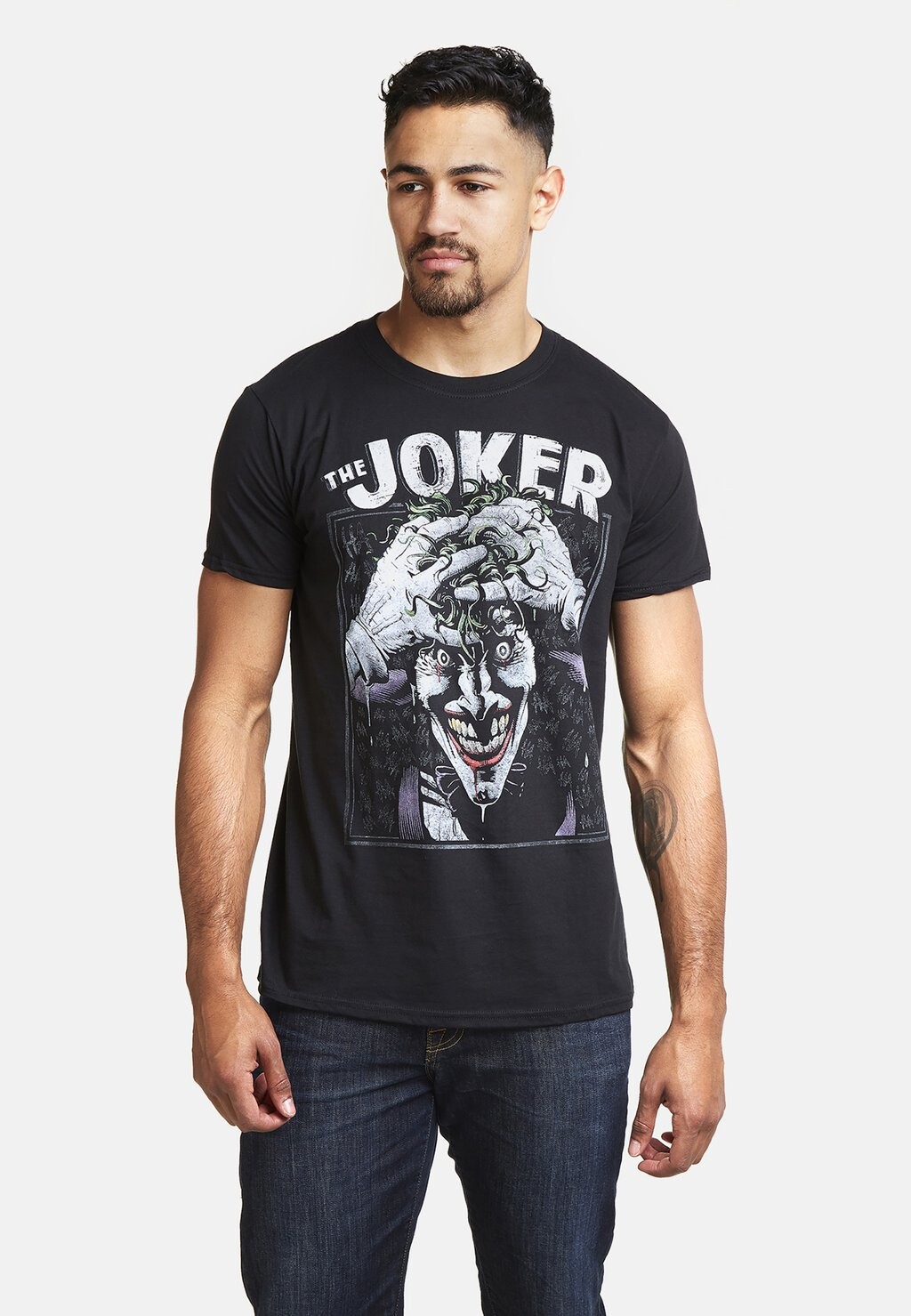 

Футболка с принтом CRAZED JOKER DC COMICS ORIGINALS, черный