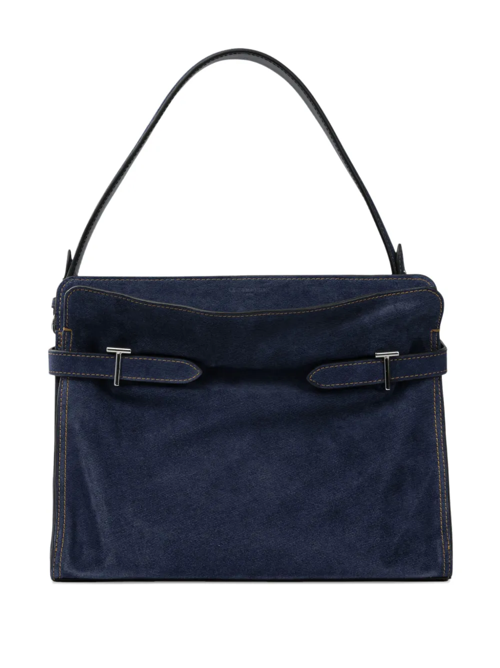 

Большая сумка через плечо Emie из замши с эффектом денима Le Tanneur, синий