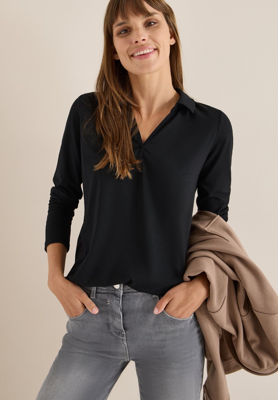 

Поло Cecil LOOK, Schwarz/Black