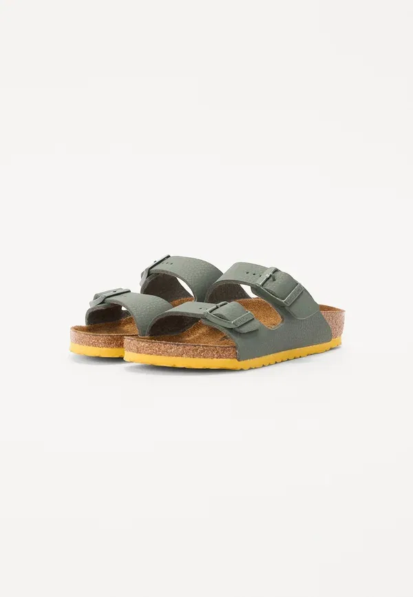 Сандалии Birkenstock Arizona desert soil, зелёный/жёлтый