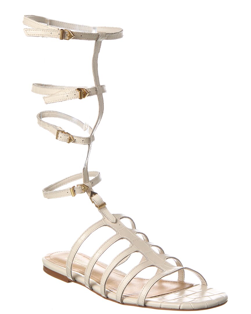 Кожаные сандалии Schutz Hayden, цвет pearl