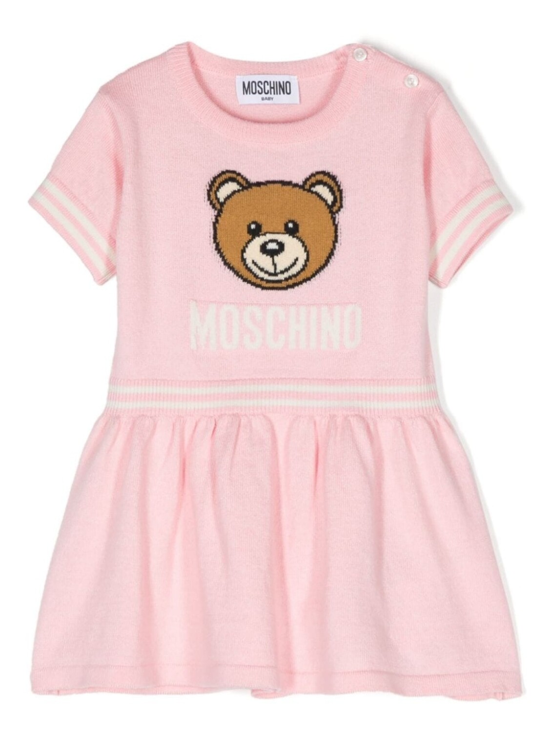 

Moschino Kids платье с мотивом «Медвежонок Тедди», розовый