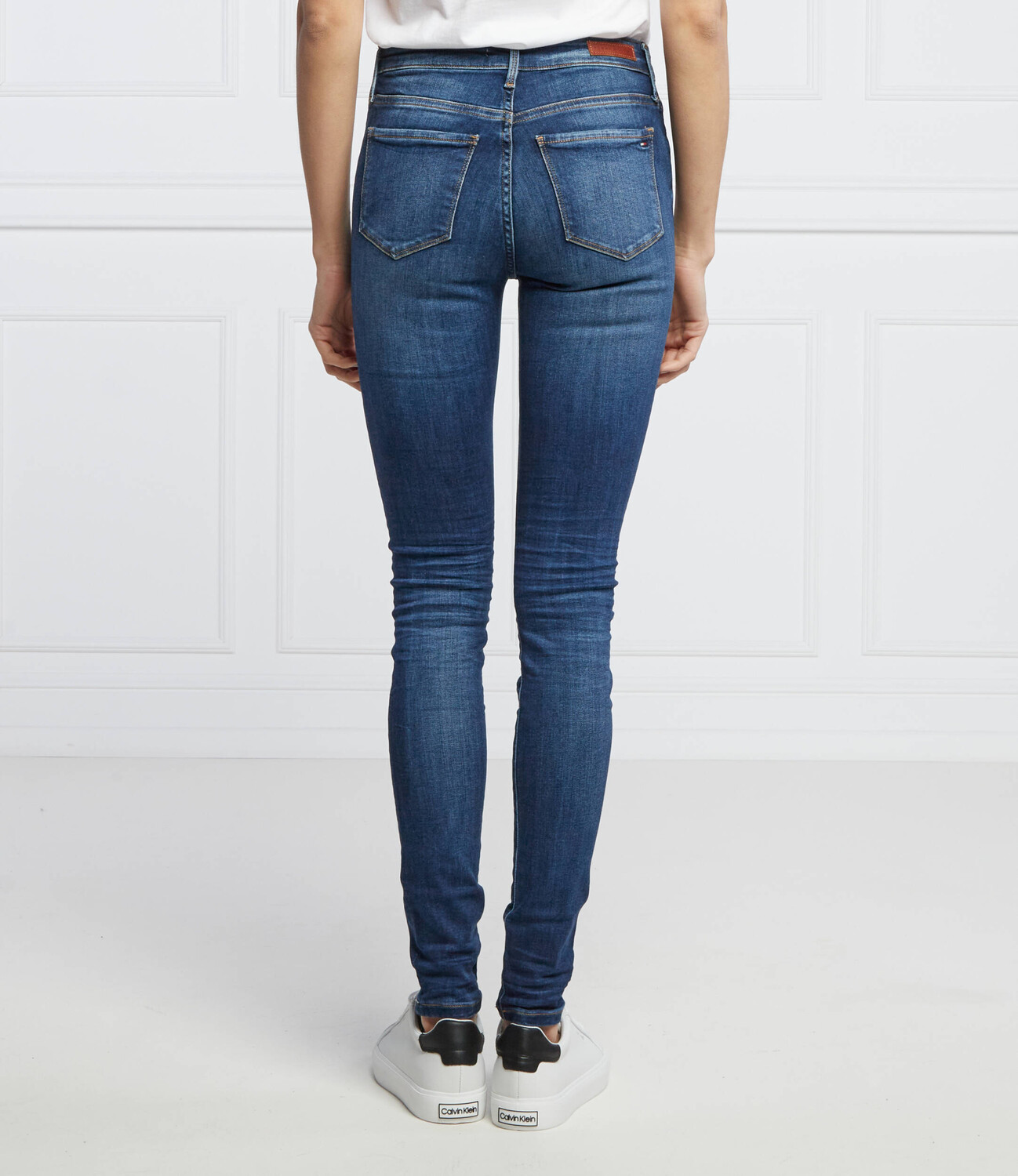 Джинсы Tommy Hilfiger Como Skinny fit, темно-синий — фото 4