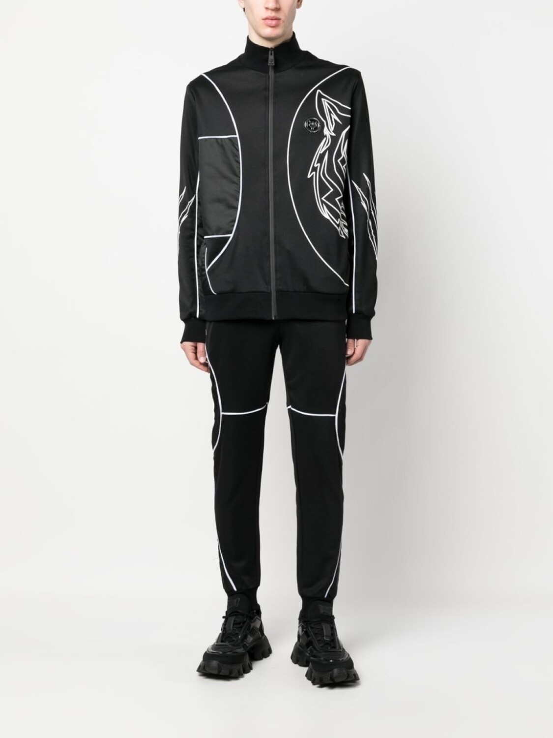 

Plein Sport спортивный костюм с логотипом, черный
