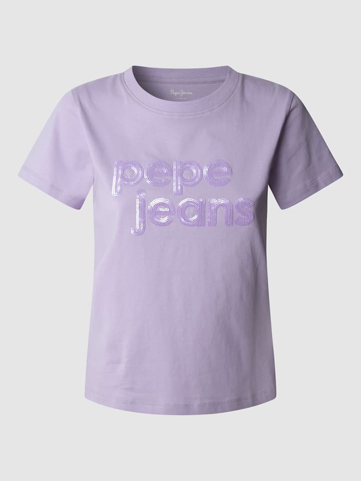 

Футболка Pepe Jeans, сиреневый