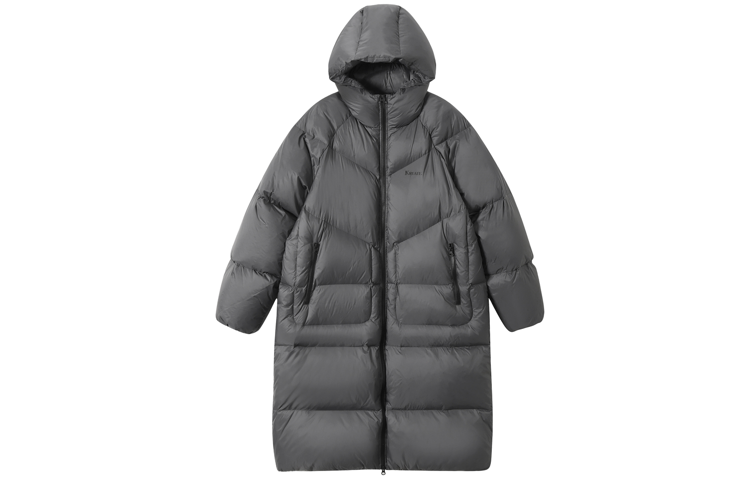 

Пуховик унисекс KREATE, черный (утепленный длинный)