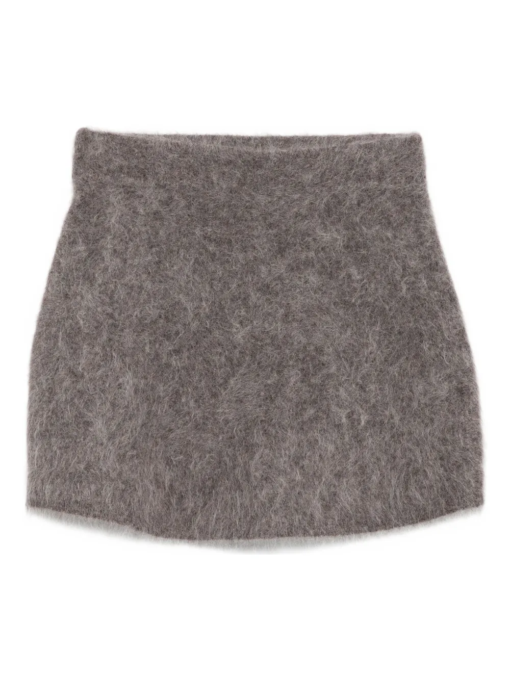 

Мини-юбка с эффектом браширования Soft Goat, серый
