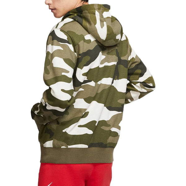 Толстовка Nike camouflage sports zipped hooded jacket 'Green', зеленый — фото 3