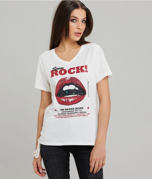 

Каталонская футболка Retro Jeans, белый