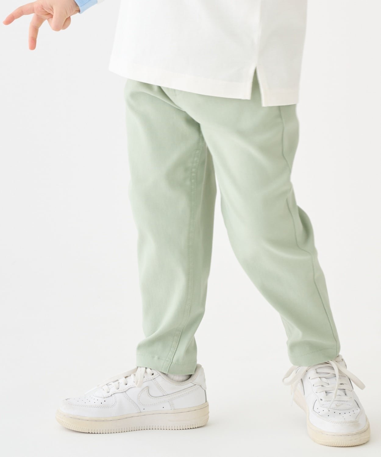 Эластичные брюки Petit main, Light Green — фото 2