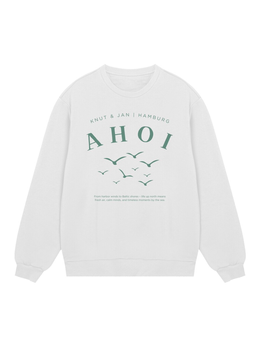 

Толстовка F4NT4STIC Ahoi Möwe Knut und Jan, от белого