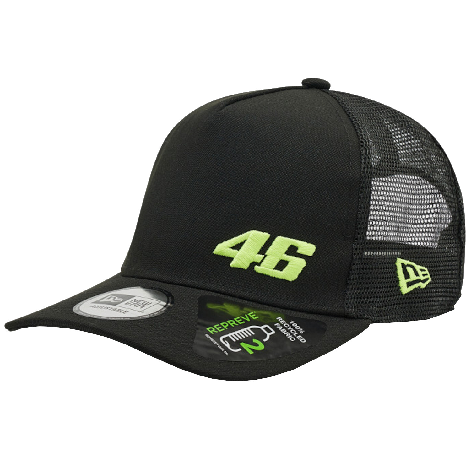 

Бейсболка NEW ERA New Era Repreve Flawless A Frame Trucker VR46, черный