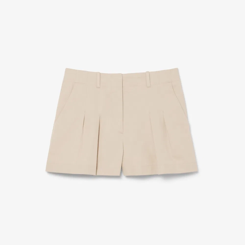 Шорты-бермуды Lacoste Gabardine бежевые