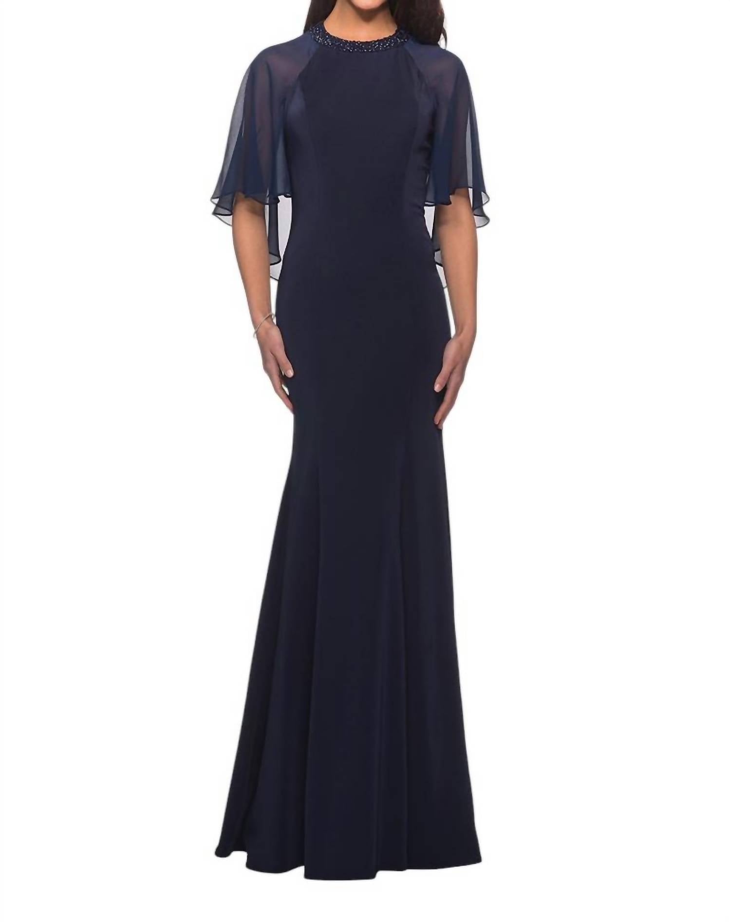 

Платье Fit And Flare в темно-синем цвете La Femme