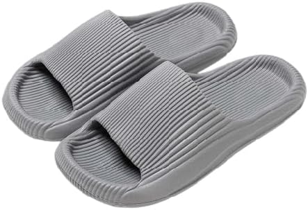 

Повседневные тапочки и сандалии, с противоскользящей толстой подошвой, легкие и износостойкие, подходят для ношения дома и на улице, например, на пляже Bydzkj, серый