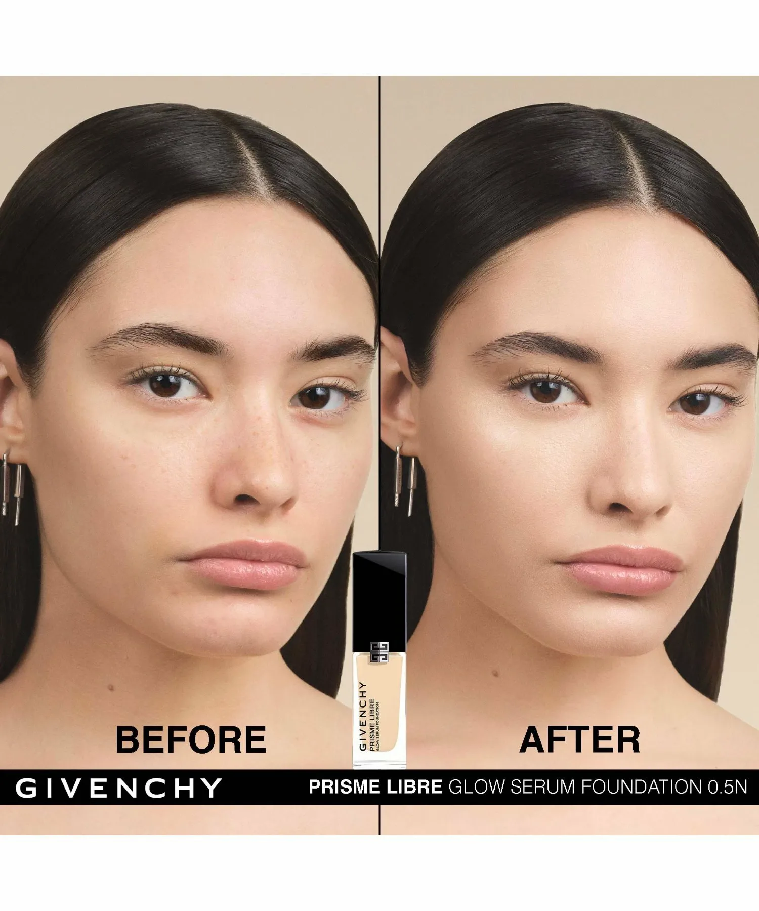 Prisme Libre Glow Serum Foundation Foundation Givenchy Beauty, No.0.5N — фото 3