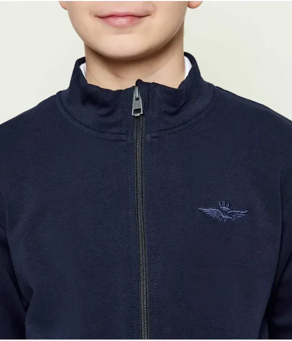 Толстовка regular fit Aeronautica Militare, темно-синий — фото 4