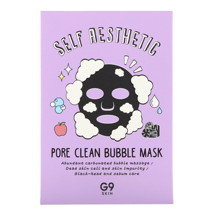 

G9skin Self Aesthetic Pore Clean Bubble Beauty Mask - 5 листов, 0,78 жидких унций, 23 мл каждый G9 Skin