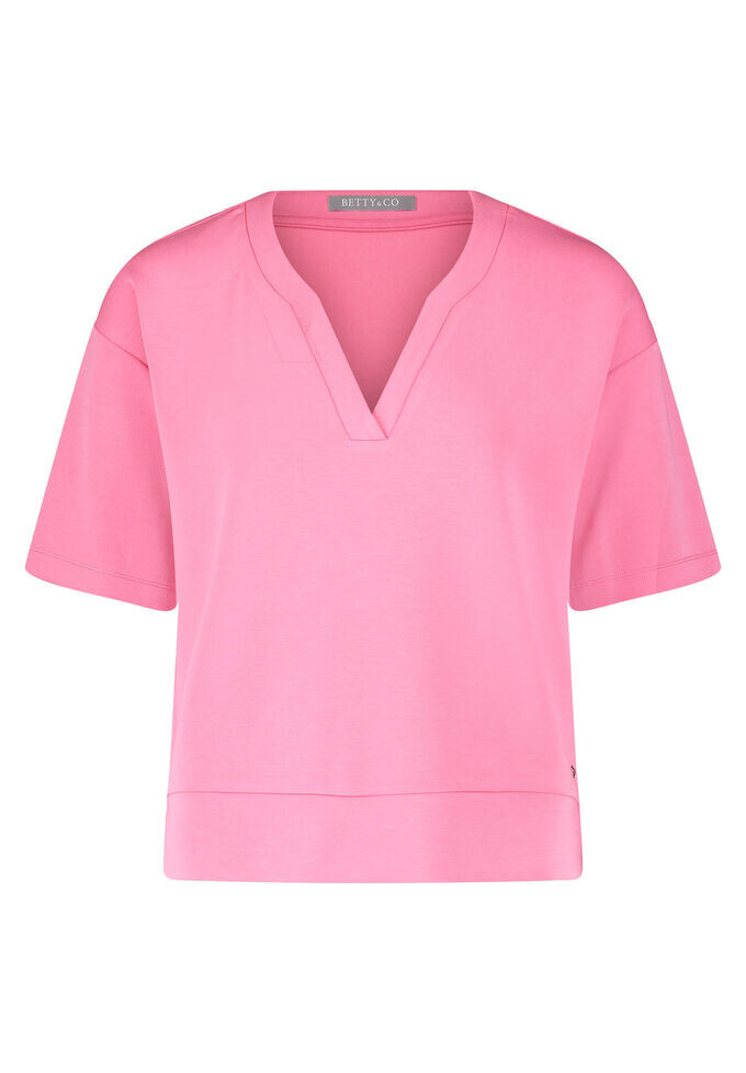 

Толстовка с короткими рукавами Betty & Co, розовый