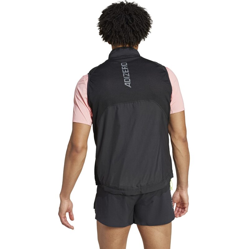Жилет adizero running padded Adidas, черный — фото 3
