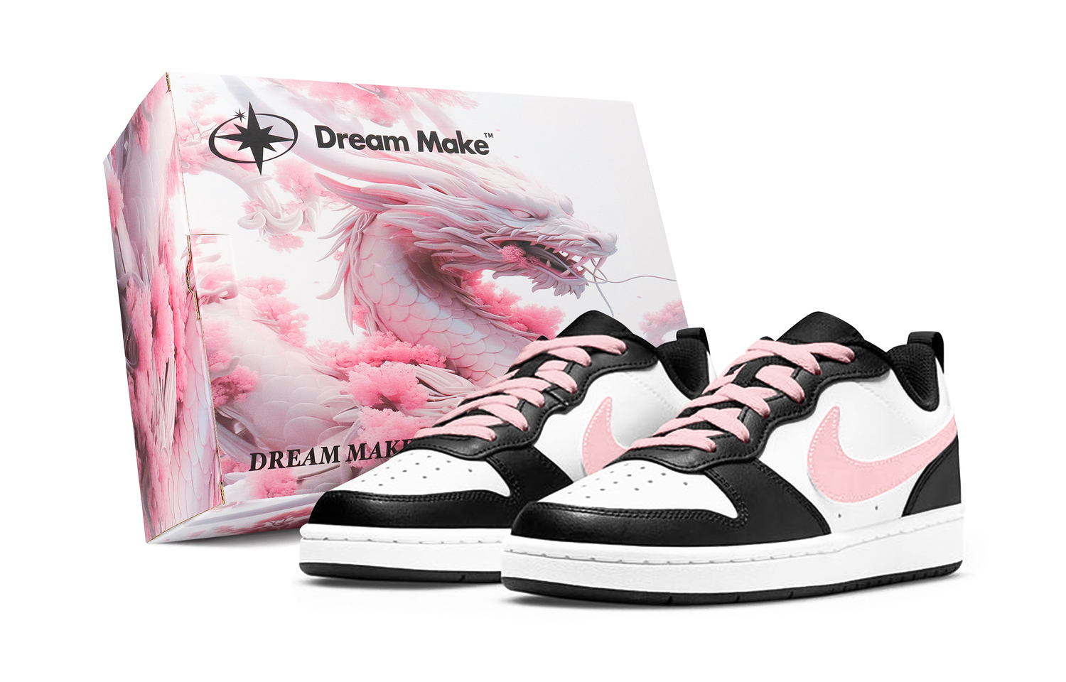 

Кроссовки для скейтбординга Court Borough противоскользящие износостойкие низкие подростковые Nike розовые