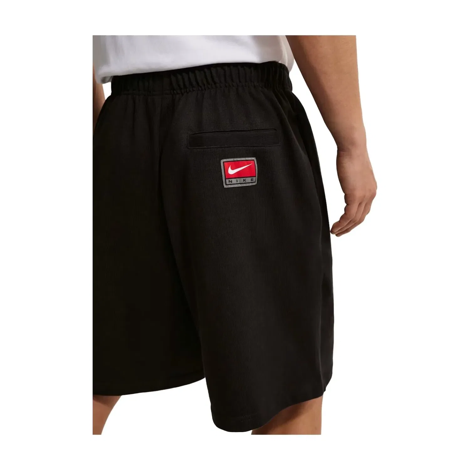 Шорты Nike Life Midweight Shorts 'Black University Gold' IF2236-010, черный — фото 3
