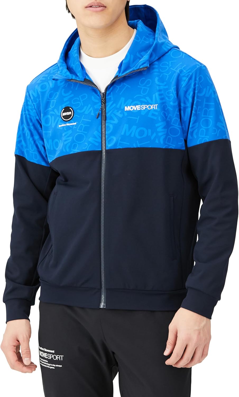 

Толстовка с капюшоном DESCENTE MOVESPORT, эластичная, для тренировок и бега