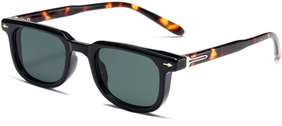 

Солнцезащитные очки MUTYNE Black Square Luxury для женщин, винтажные, с заклепками, для мужчин, для активного отдыха, защита от солнца UV400, модные солнцезащитные очки, Leo Gray