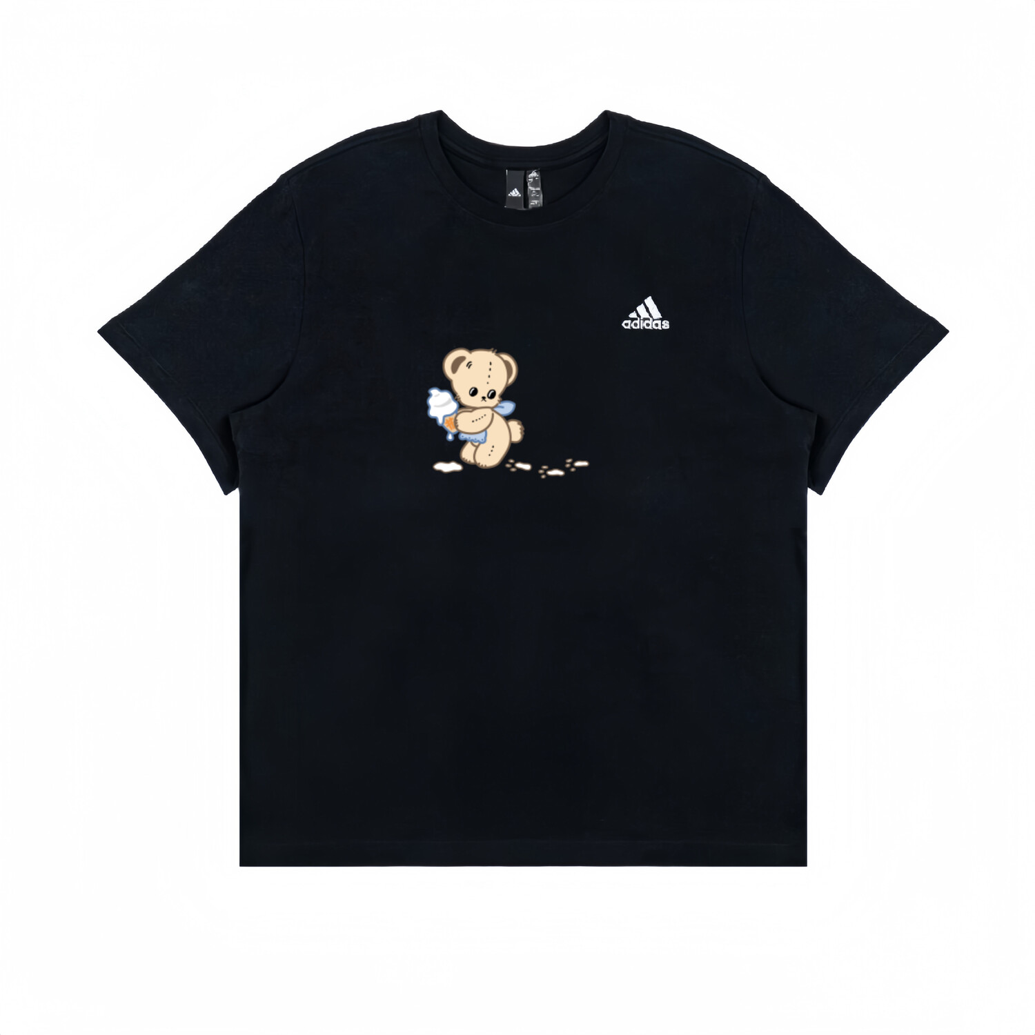 

Футболка унисекс черная Adidas, черный