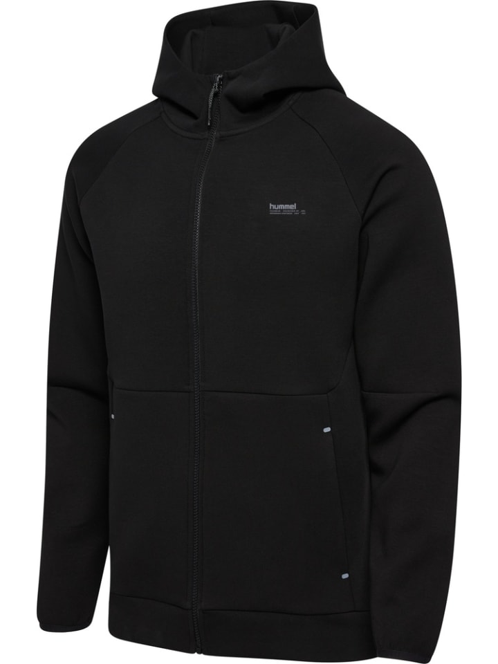 

Тренировочная куртка Hmltech Fleece Regular Zip Hoodie черного цвета Hummel