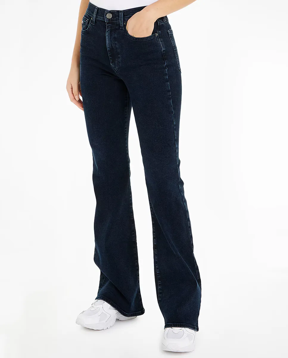 

Женские джинсы с высокой посадкой Sylvia Tommy Jeans, темно-синий