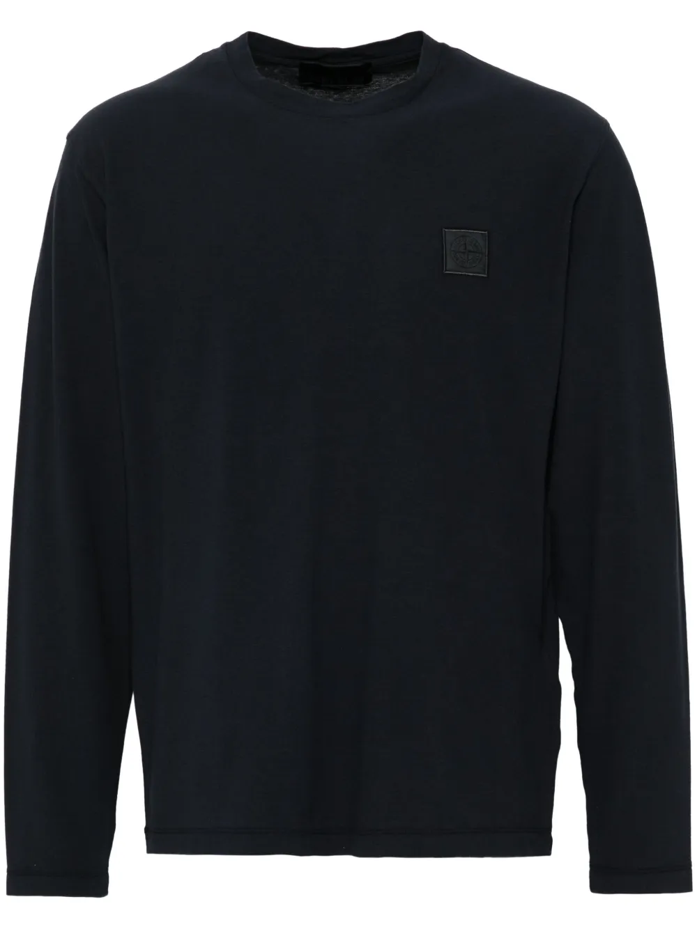 

Футболка с нашивкой-логотипом Stone Island, синий