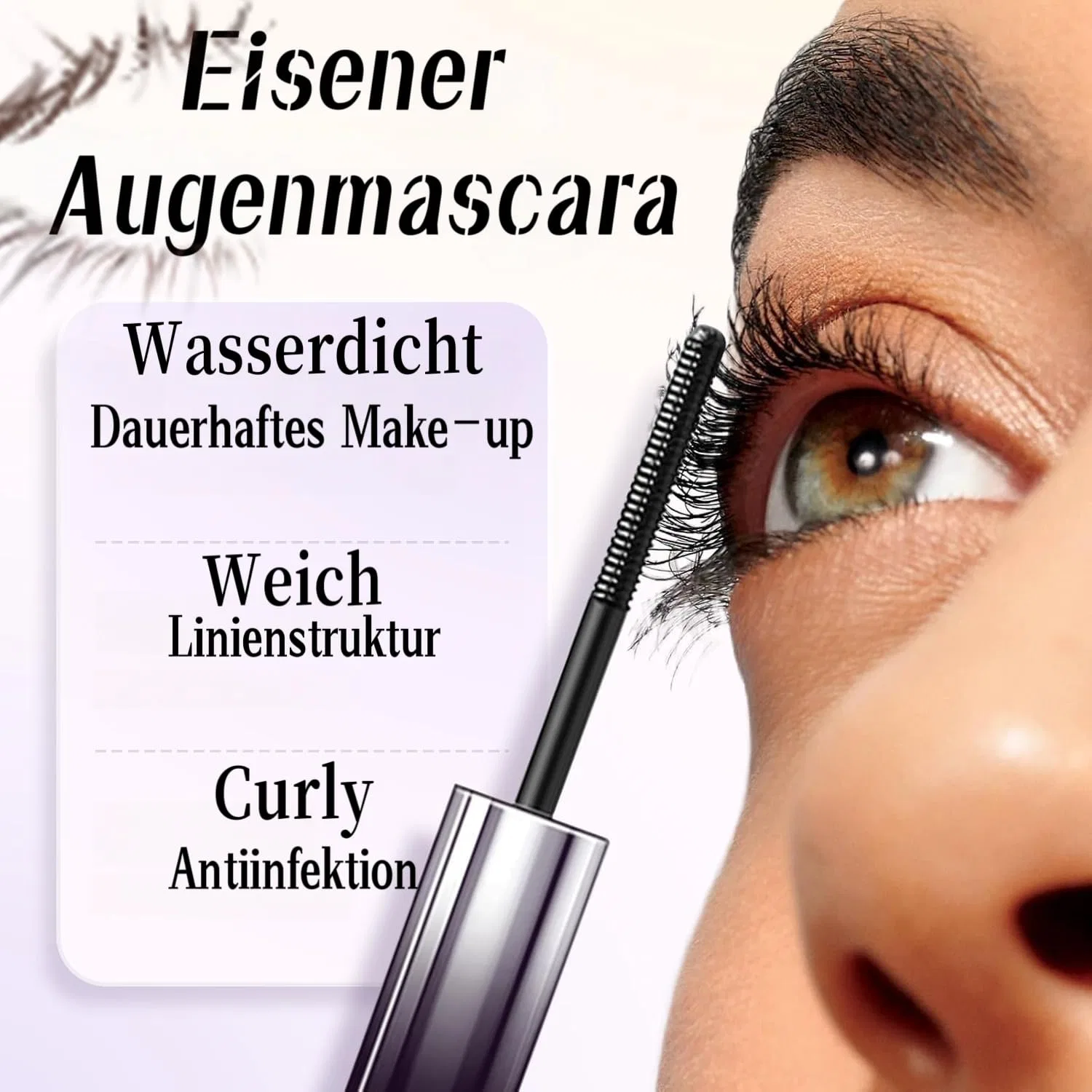 Водостойкая тушь для ресниц «Ironeye Mascara» от Faccelove's Generisch, Black*1 — фото 4