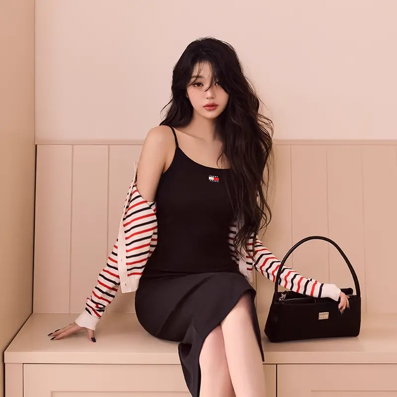 Трикотаж женский Tommy Hilfiger, белый/синий/красный — фото 4
