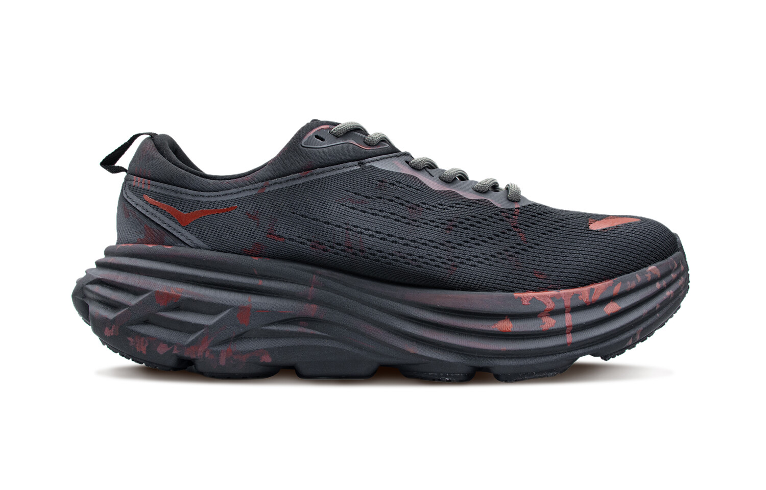 

Кроссовки Bondi 8 мужские низкие красный Hoka One One