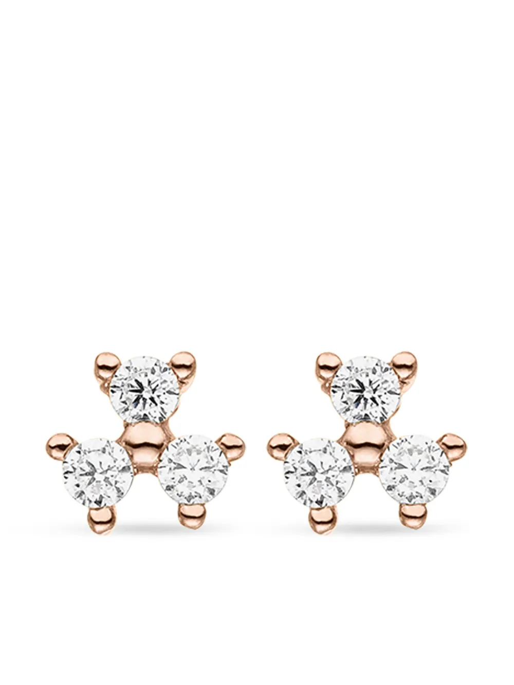 

Серьги-гвоздики Fleur из розового золота с бриллиантами VEYNOU, розовый