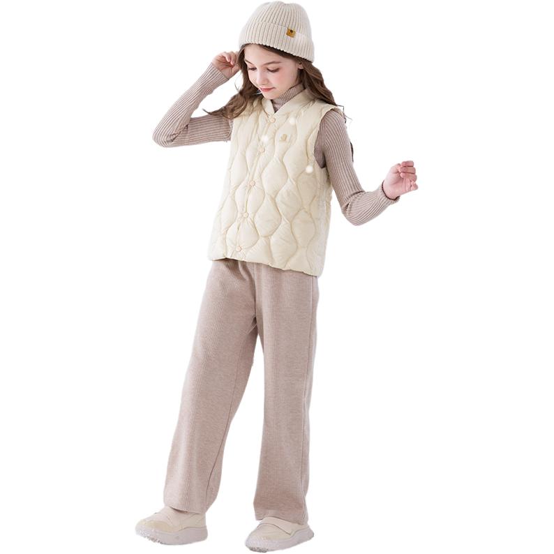 

Детская пуховая жилетка Grade School Down Vest Disney, бежевый