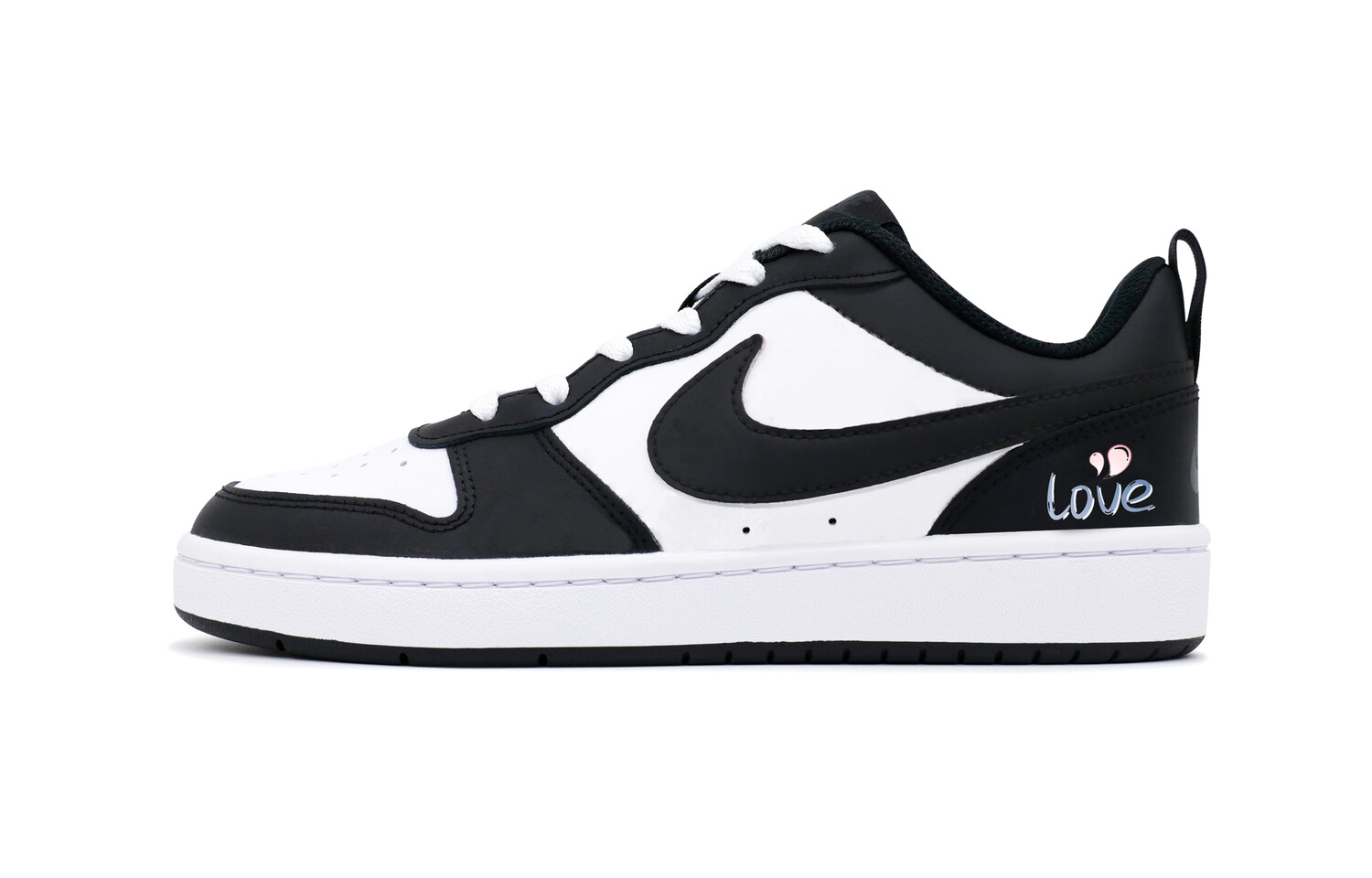 

Кроссовки Nike Court Borough Kids' Skateboarding Shoes Grade School, черный