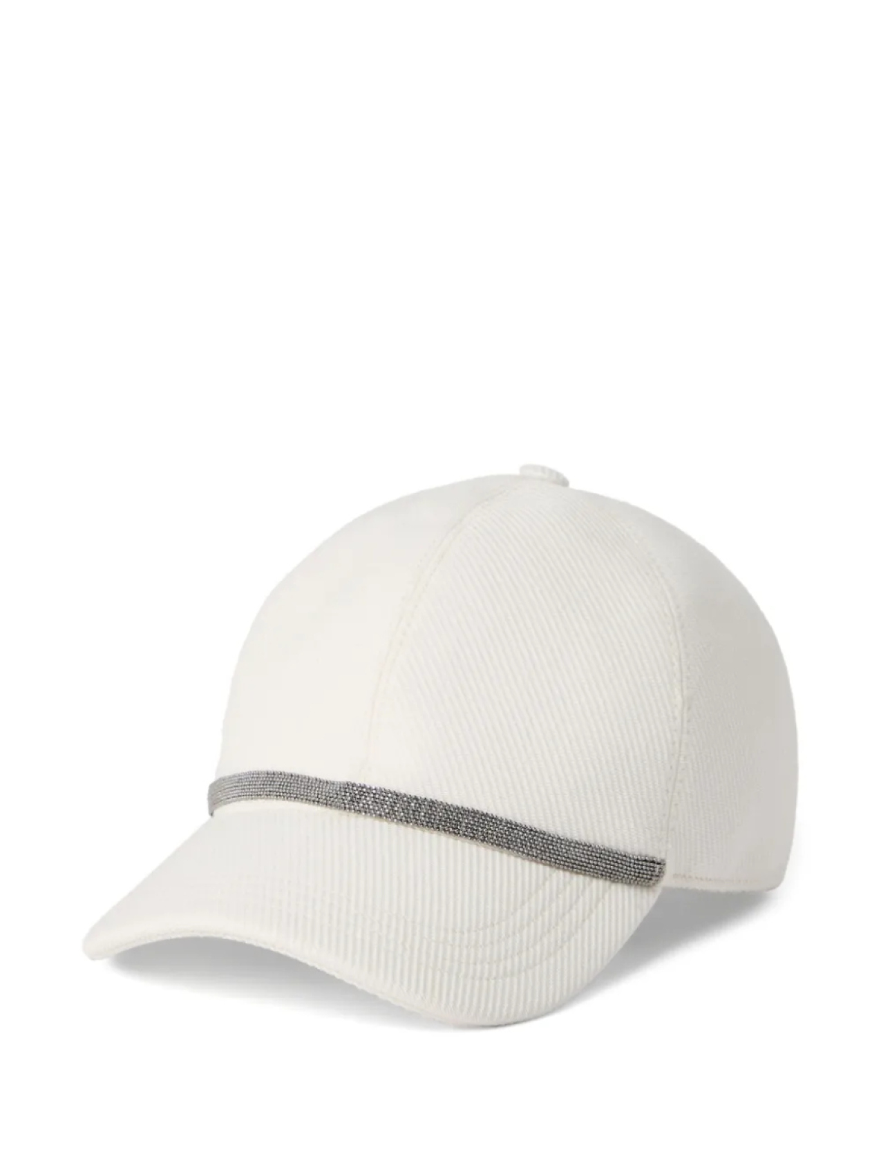 

Brunello Cucinelli бейсболка с декором Monili, нейтральный