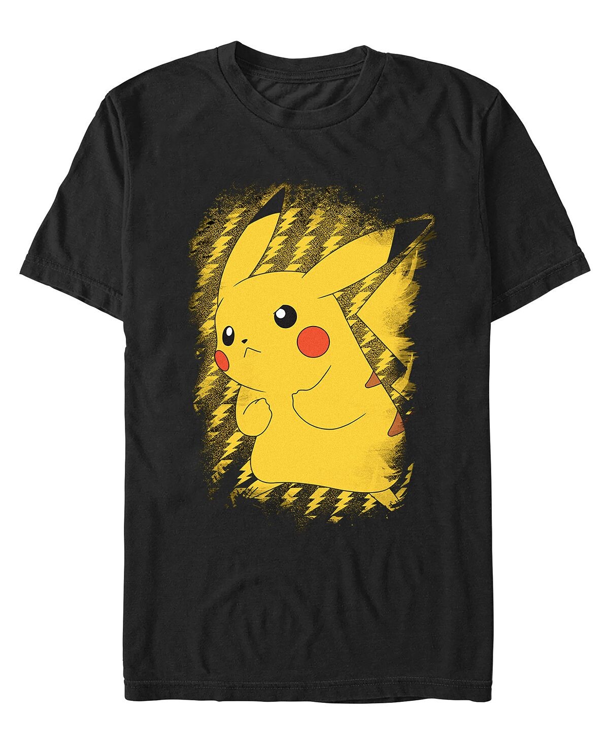 

Мужская футболка с коротким рукавом Pikachu Brushy Fifth Sun