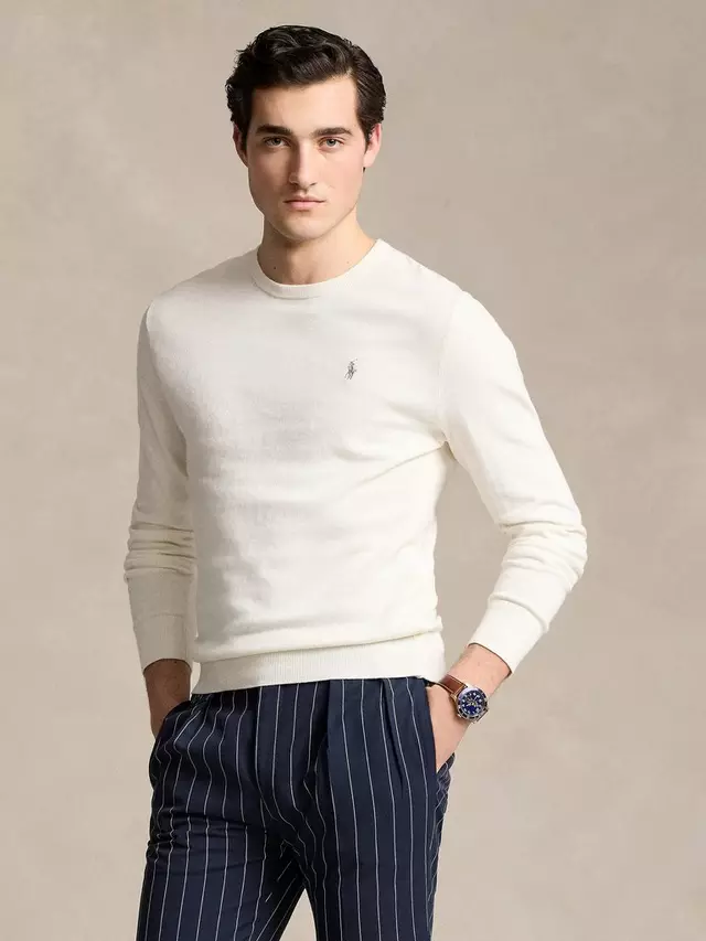 

Джемпер Ralph Lauren Polo Ralph Lauren Wool & Cashmere Blend Crew Neck, цвет deckwash white