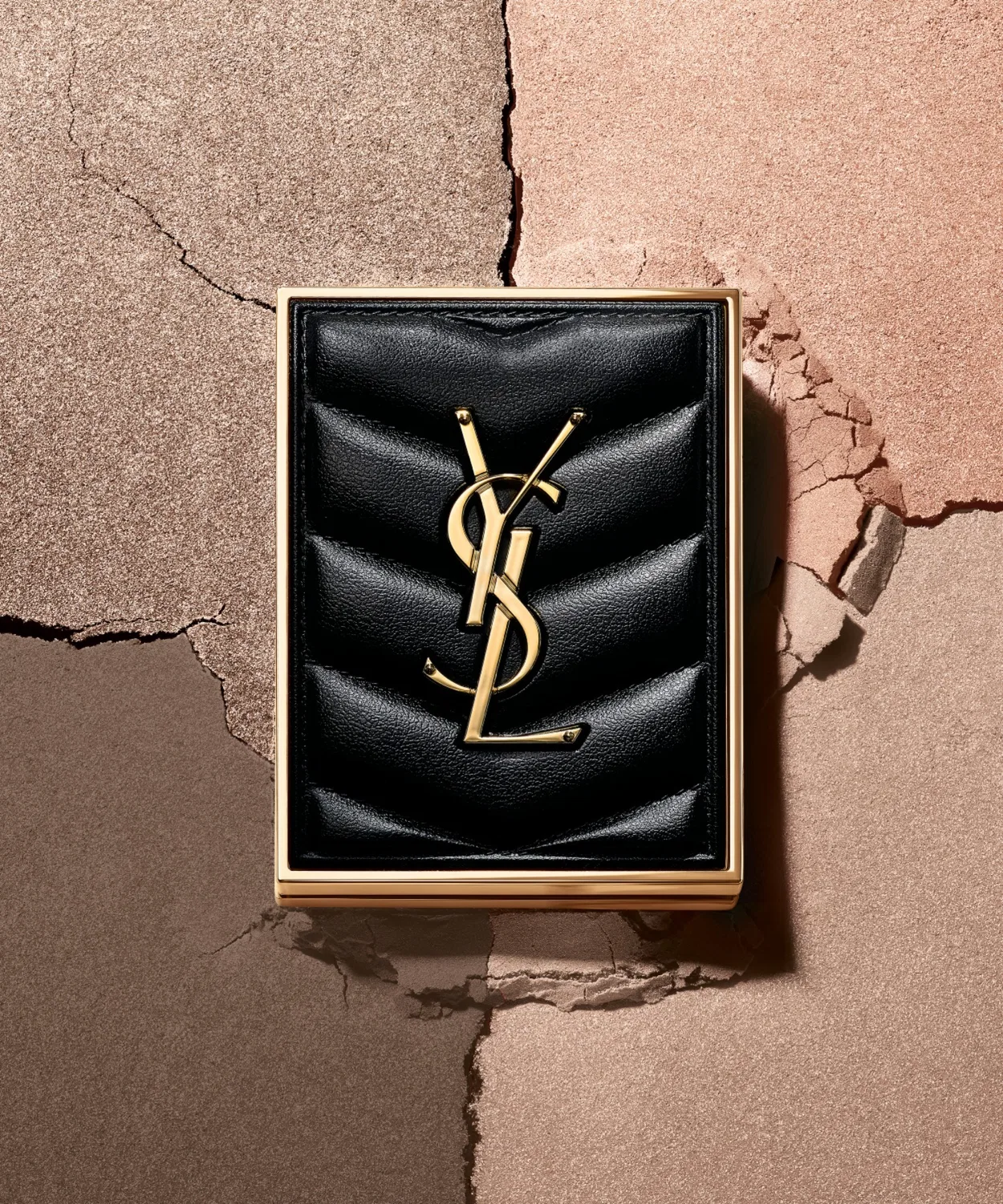 Тени для век YSL Couture Mini Clutch, палетка, бежево-коричневые