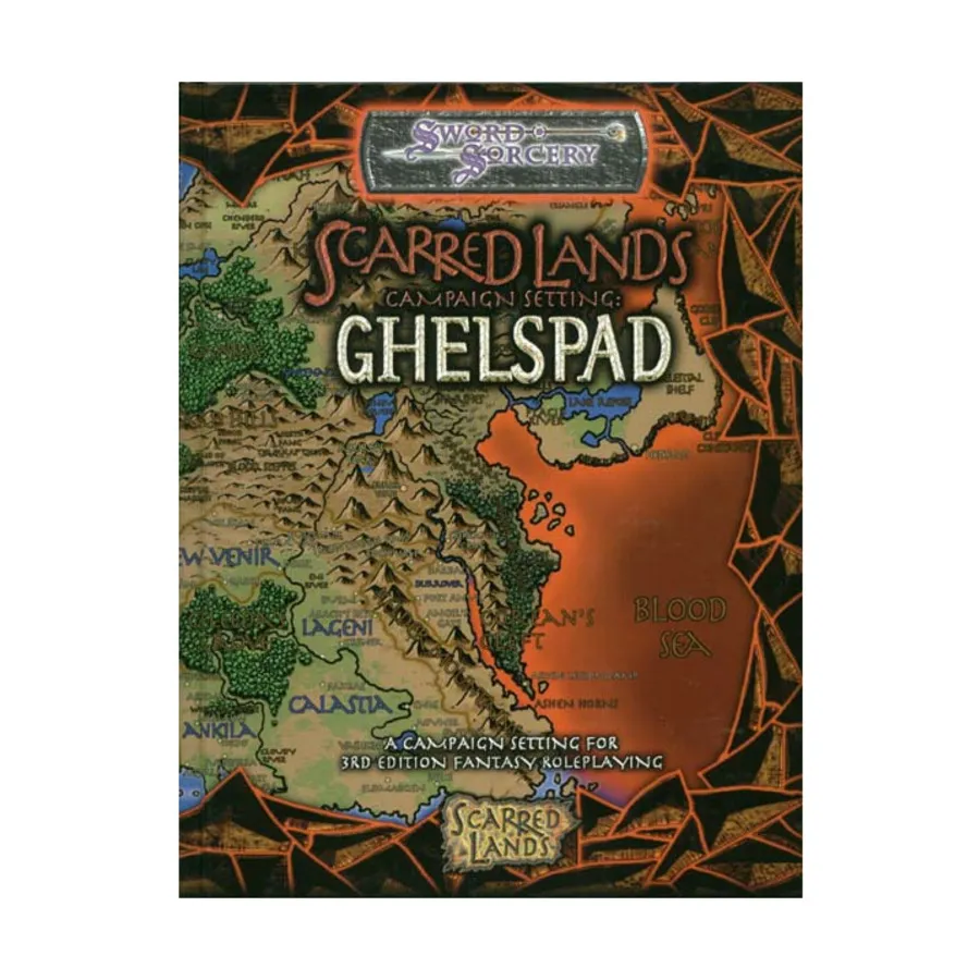 

Ghelspad - Campaign Setting, Scarred Lands (d20), твердый переплет
