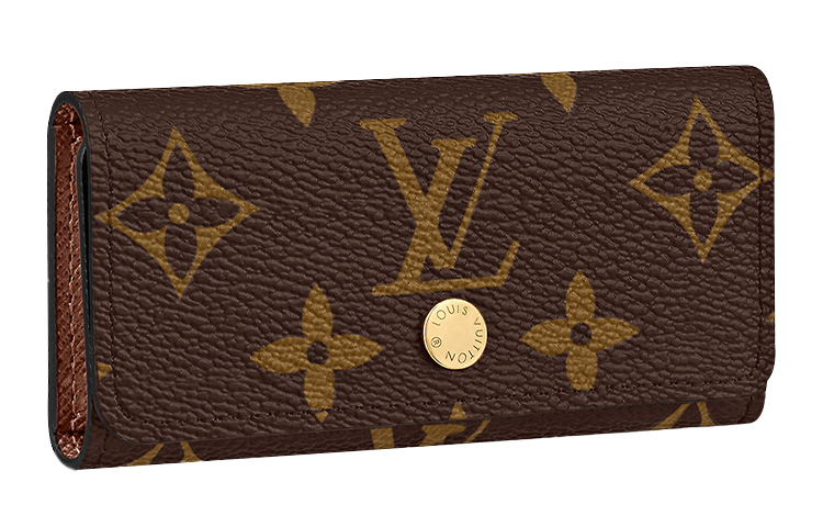 

LOUIS VUITTON Ключница на 4 ключа из лакированного холста с кожаной вставкой Regular Women's Brown