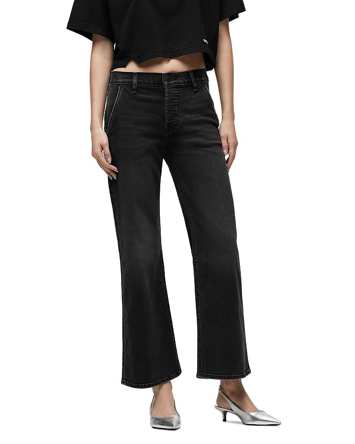 

Джинсы Rosie High Rise Wide Leg в цвете Smokey Hudson, черный