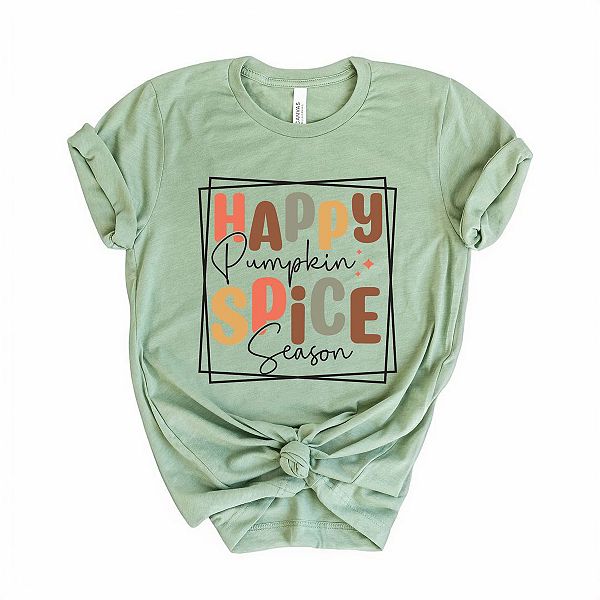 

Футболка с принтом Happy pumpkin spice season Simply Sage Market, Sage, Зеленый, Футболка с принтом Happy pumpkin spice season Simply Sage Market, Sage