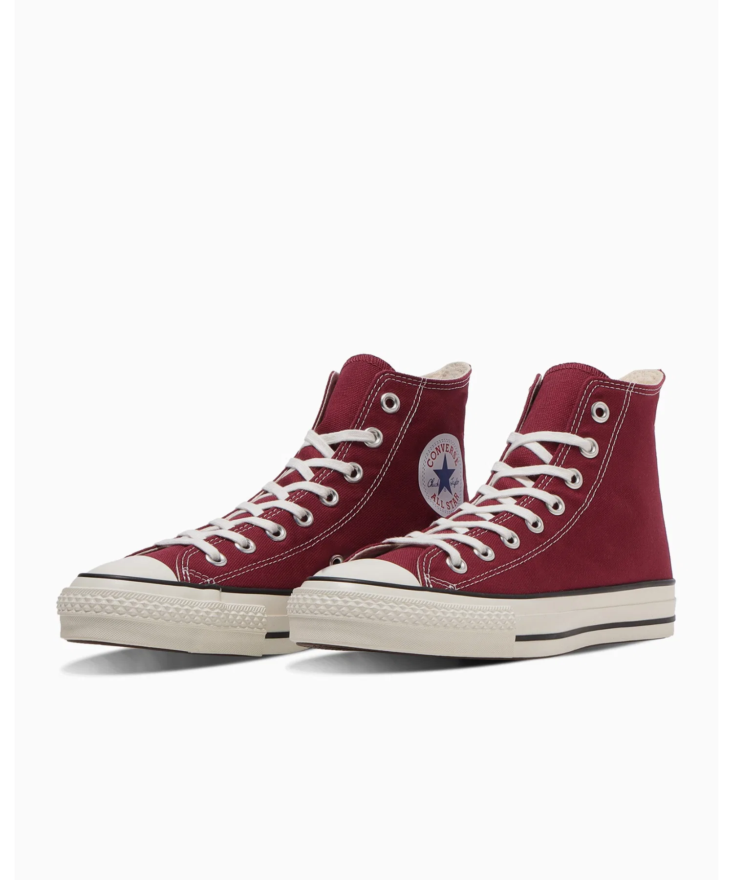 Унисекс высокие кеды CONVERSE ALL STAR J HI бордовые — фото 2